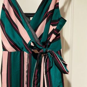 Pink/red/black/green jumpsuit